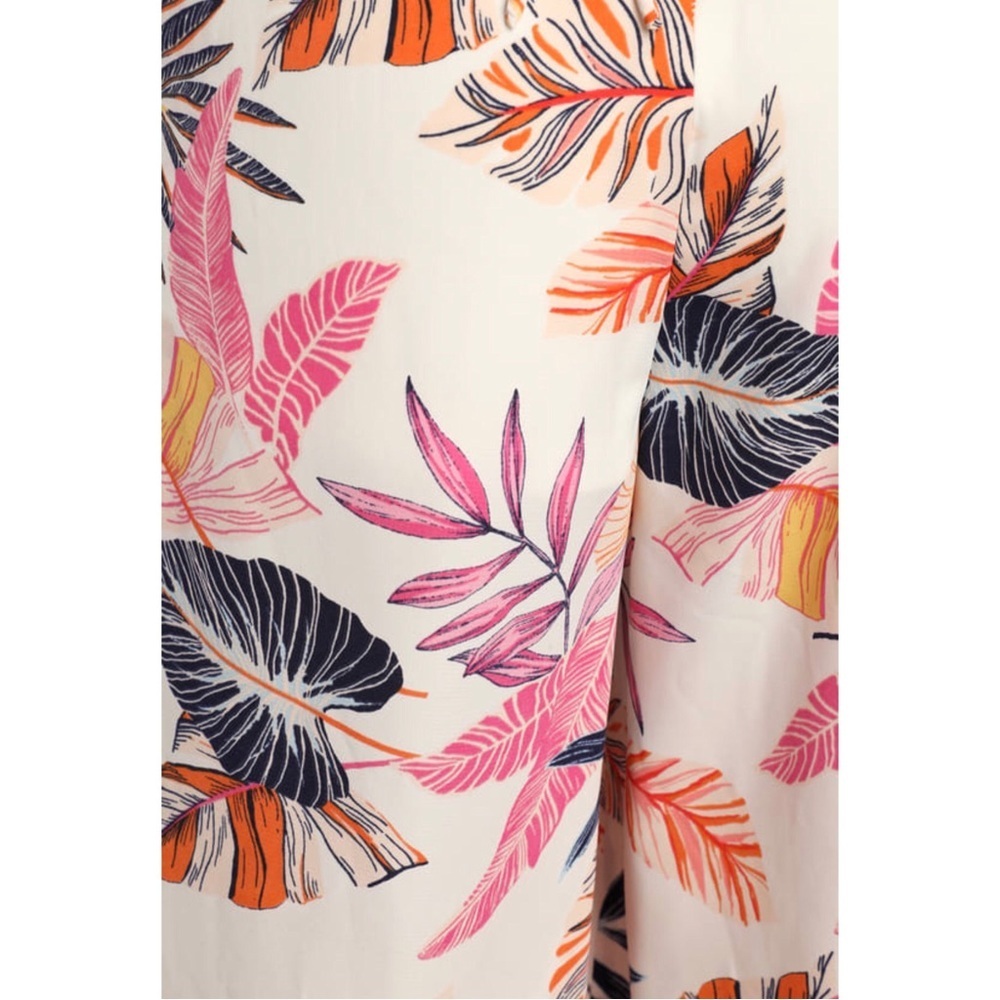 LULUS Side Slit Floral Wide Leg Pants Size M - Picture 4 of 10